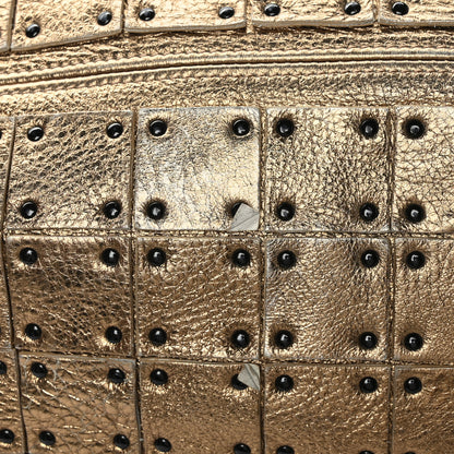 Burberry Prorsum Calfskin Large Studded Warrior Gold 9 of 9