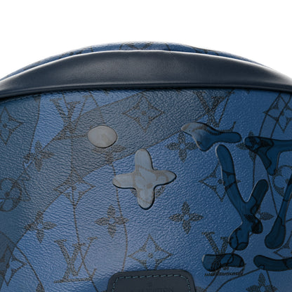 Louis Vuitton Monogram Aquagarden Discovery Bumbag Abyss Blue 3 of 10