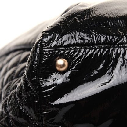 Chanel Vinyl Rock and Chain Bowler Black 14 of 21