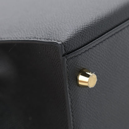 Hermes Epsom Kelly Sellier 28 Black 11 of 15