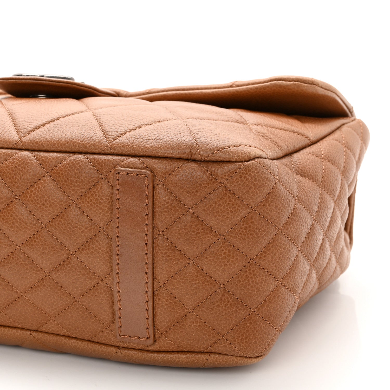 Chanel Caviar Quilted Coco Casual Flap Light Brown 9 of 9