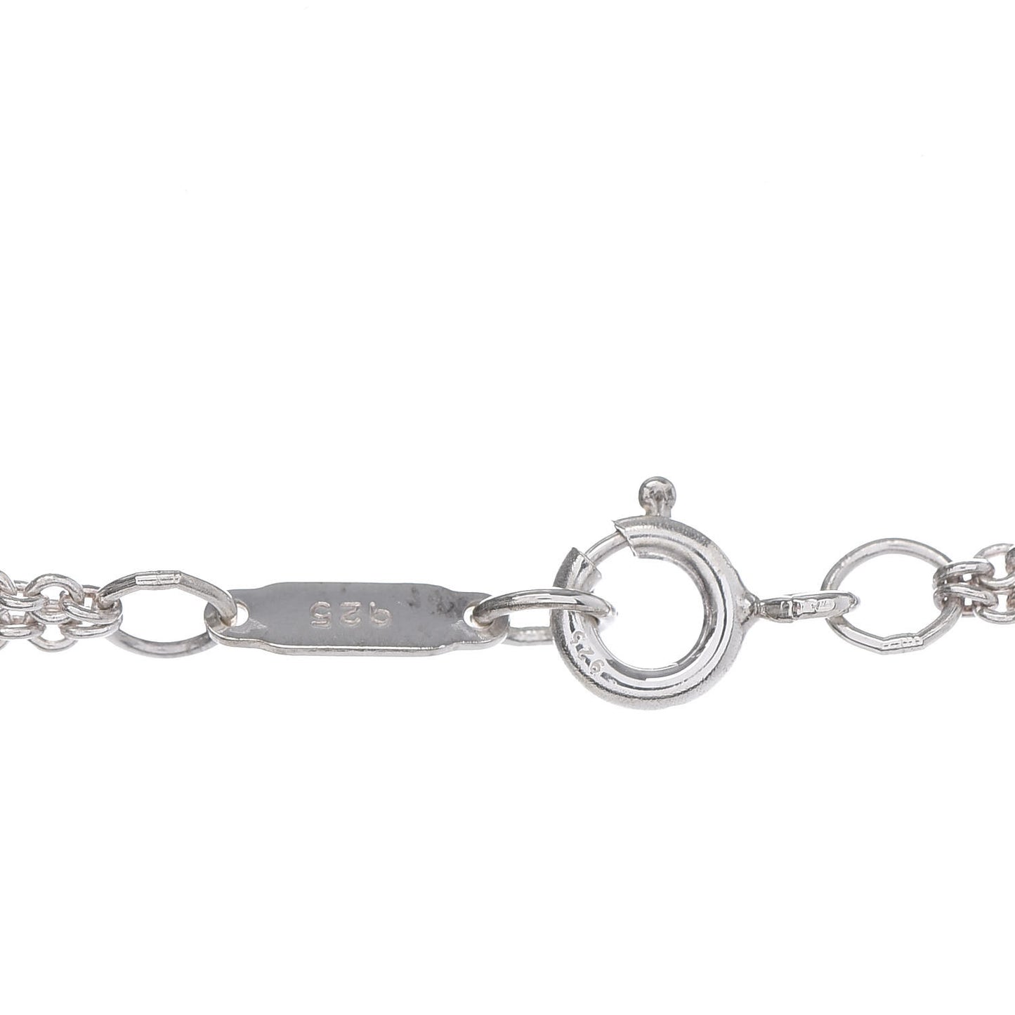 Sterling Silver Figure 8 Pendant Necklace