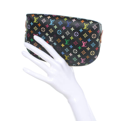 Louis Vuitton Monogram Multicolor Cosmetic Pouch Black Grenade 2 of 6