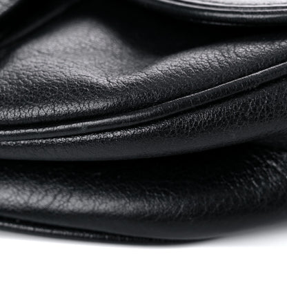 Christian Dior Calfskin Saddle Bag Black 8 of 25