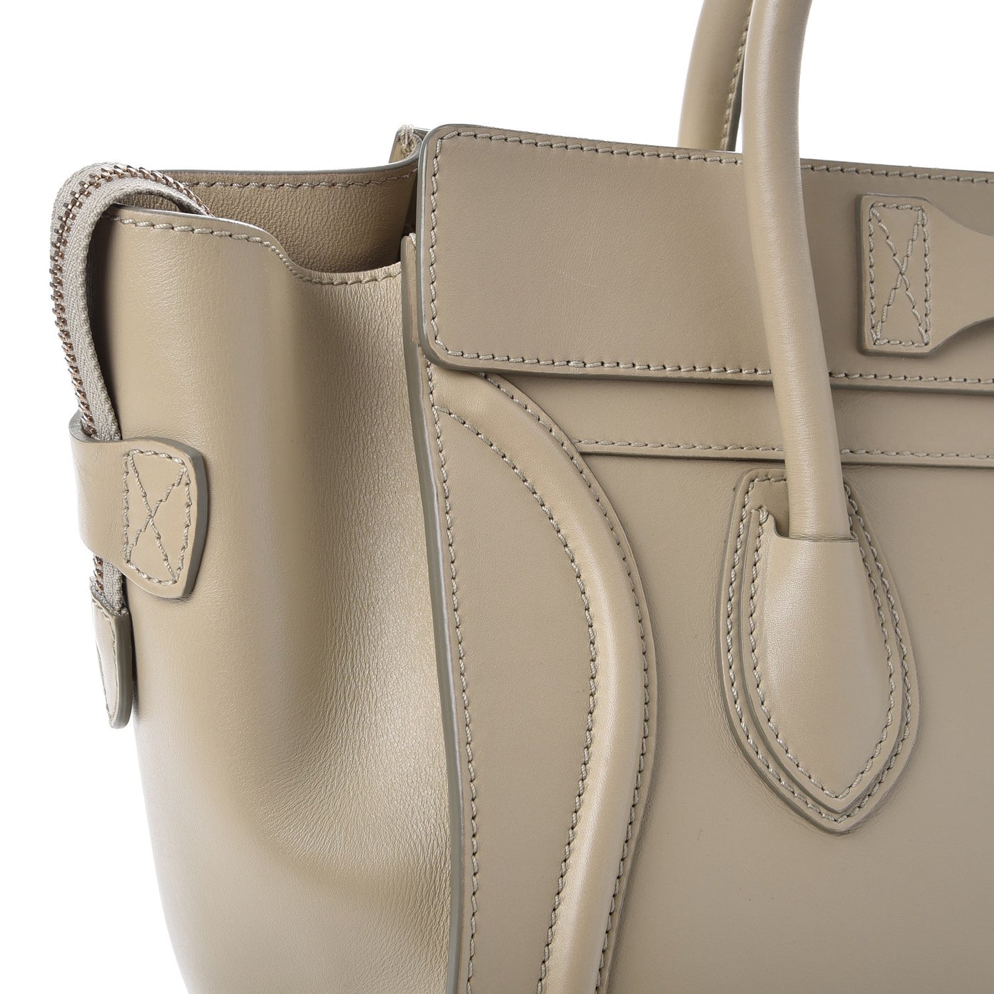 Smooth Calfskin Mini Luggage Mastic