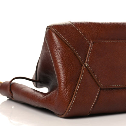 Mulberry Heavy Grain Calfskin Small Millie Tote Oak 8 of 9