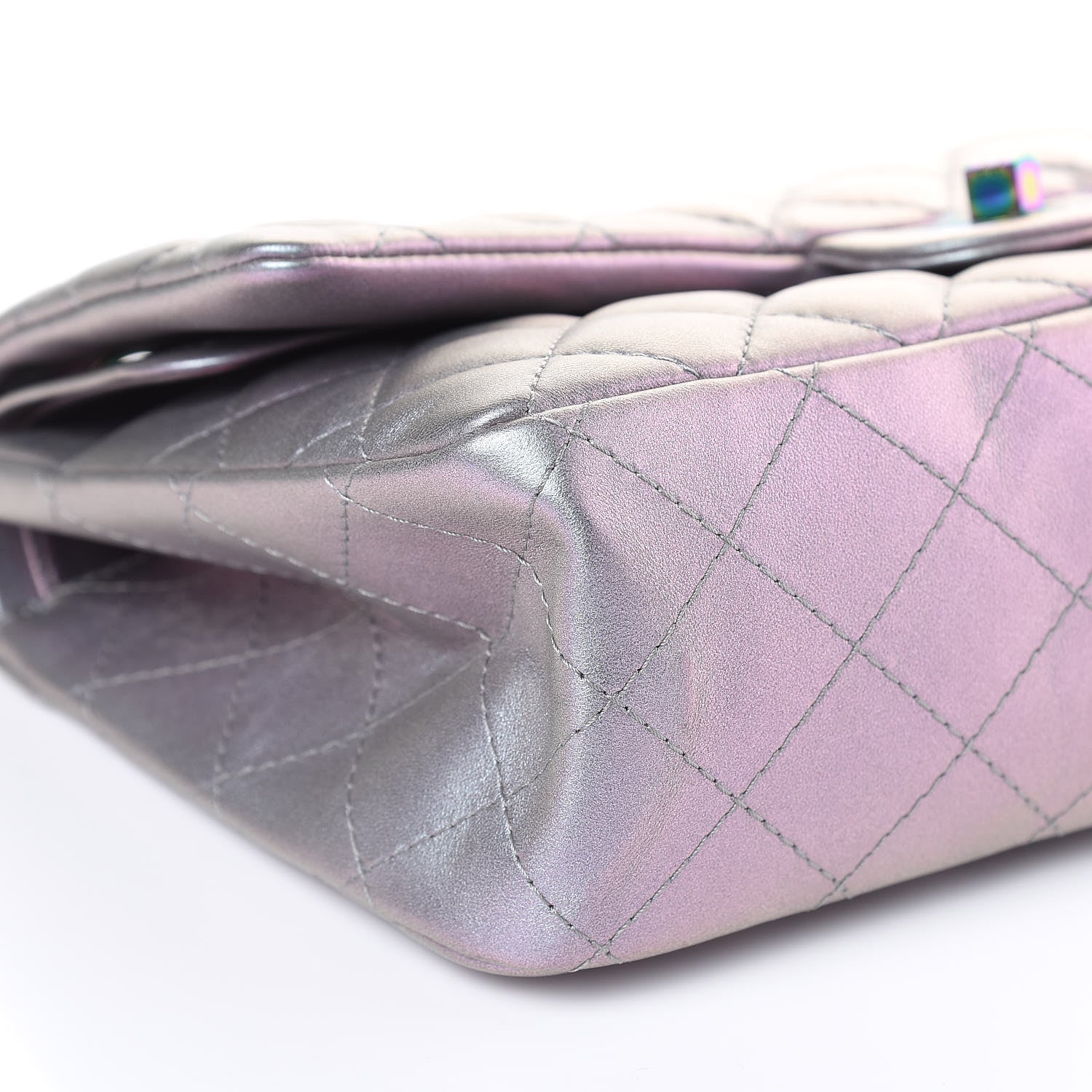 Chanel Iridescent Lambskin Quilted 2.55 Reissue 226 Flap Light Purple 9 of 12