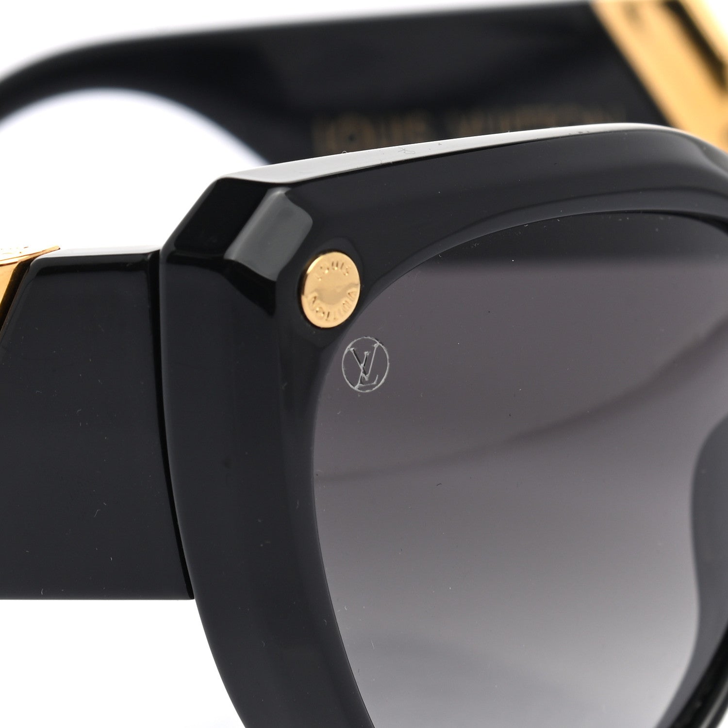 Louis Vuitton Acetate My Fair Lady Sunglasses Z1254E Black 9 of 9