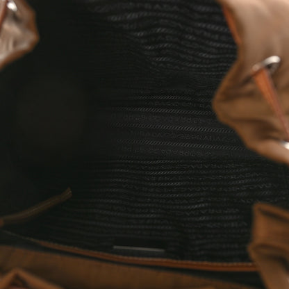 Prada Nylon Vela Saffiano Backpack Mimetico Caramel 5 of 8