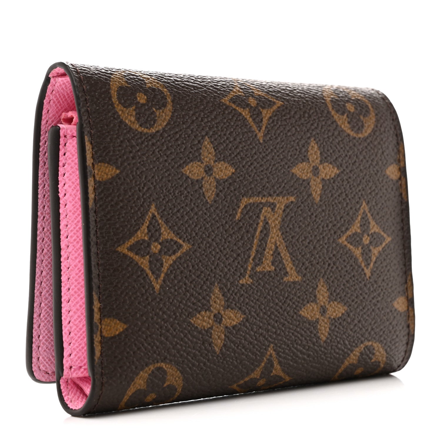 Louis Vuitton Monogram 2022 Christmas Animation Paris Victorine Wallet Pink 3 of 7