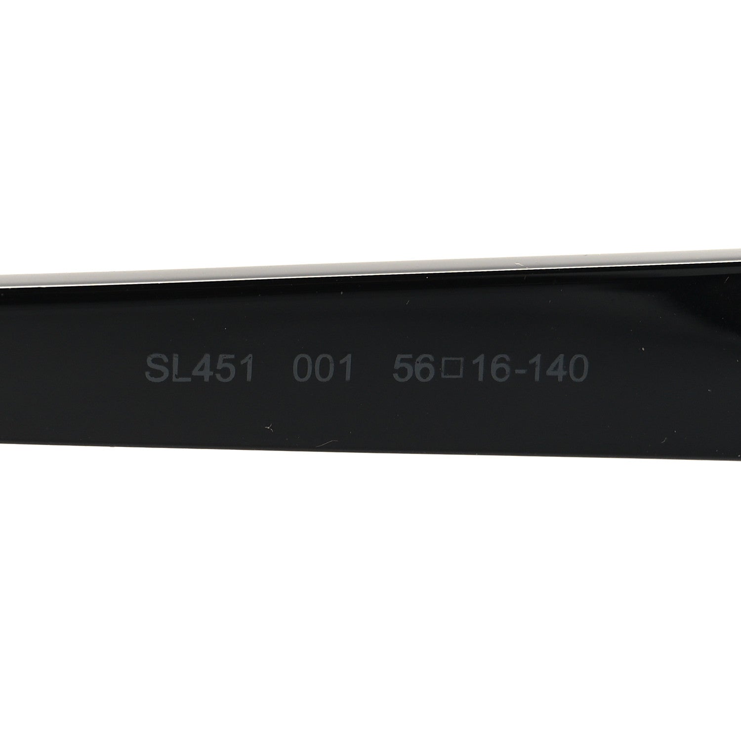 Saint Laurent Acetate Square Sunglasses SL451 Black 6 of 7