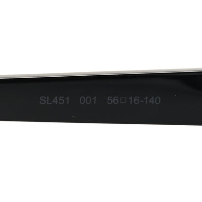 Saint Laurent Acetate Square Sunglasses SL451 Black 6 of 7