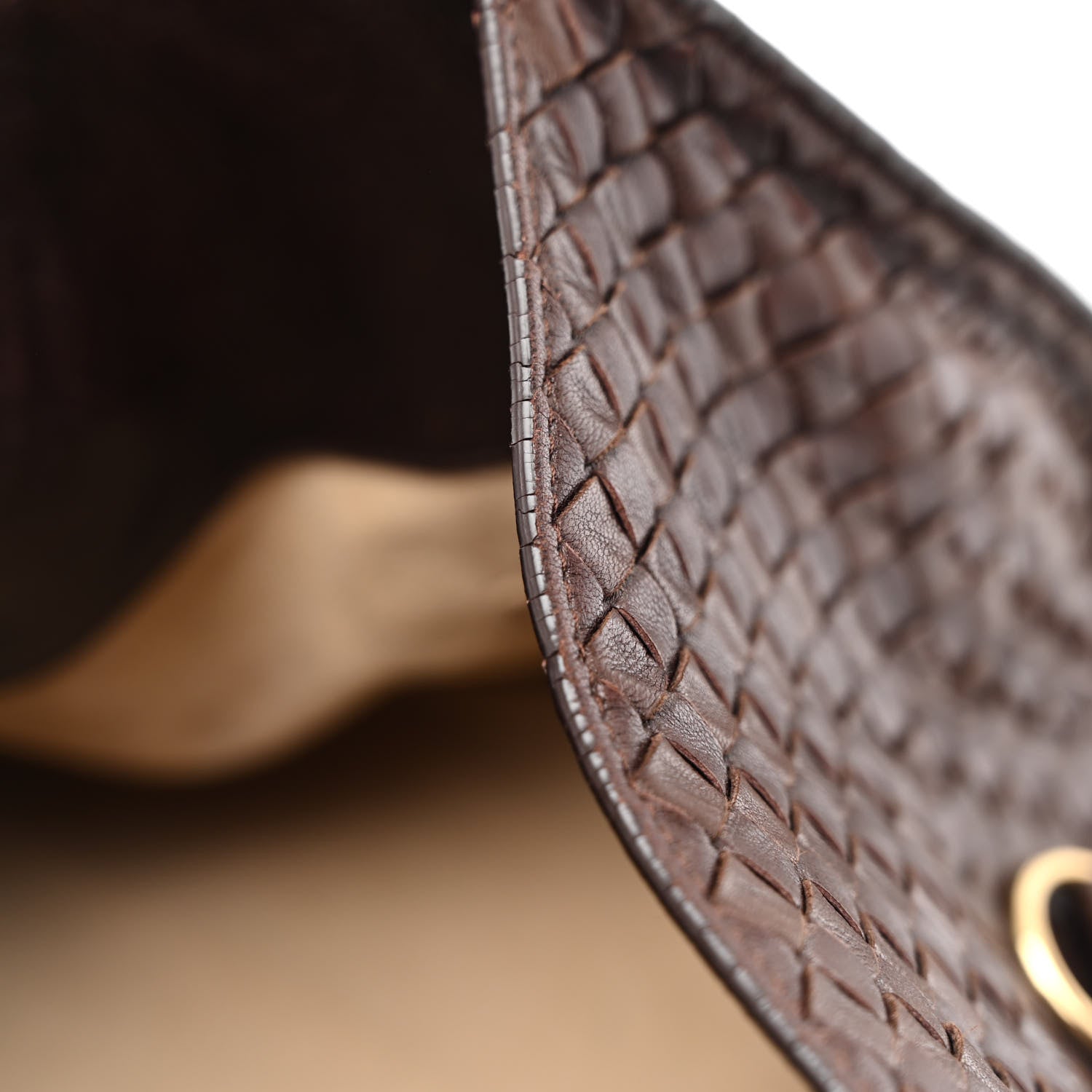 Bottega Veneta Nappa Intrecciato Shoulder Bag Ebano 15 of 21