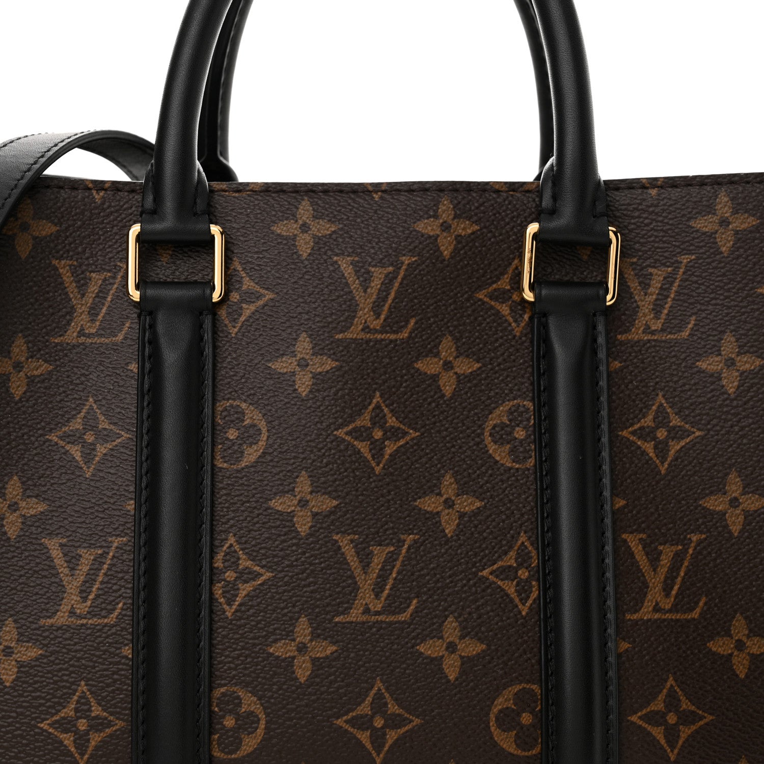 Louis Vuitton Monogram Soufflot MM Black 7 of 10