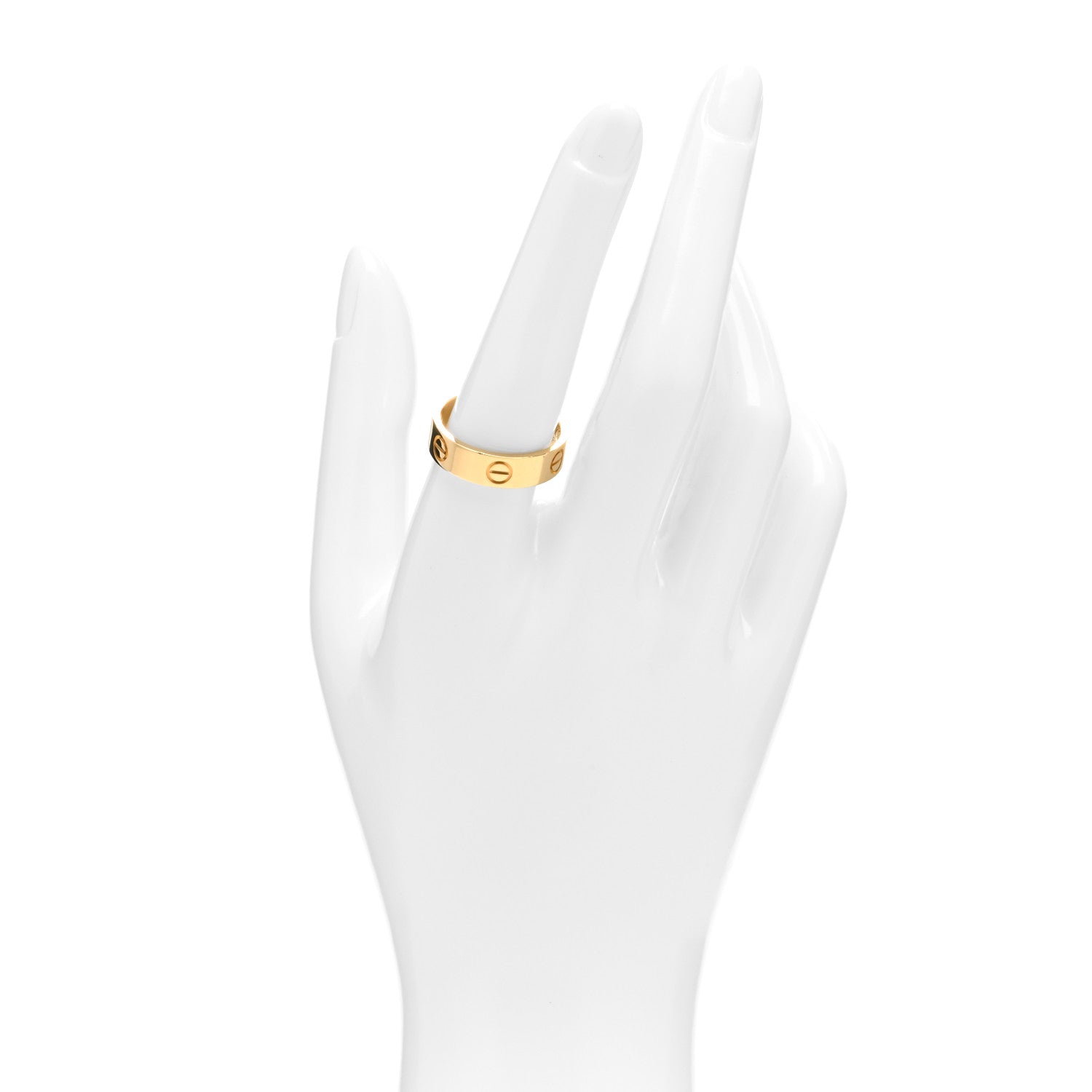 Cartier 18K Yellow Gold 5.5mm LOVE Ring 57 8 2 of 5