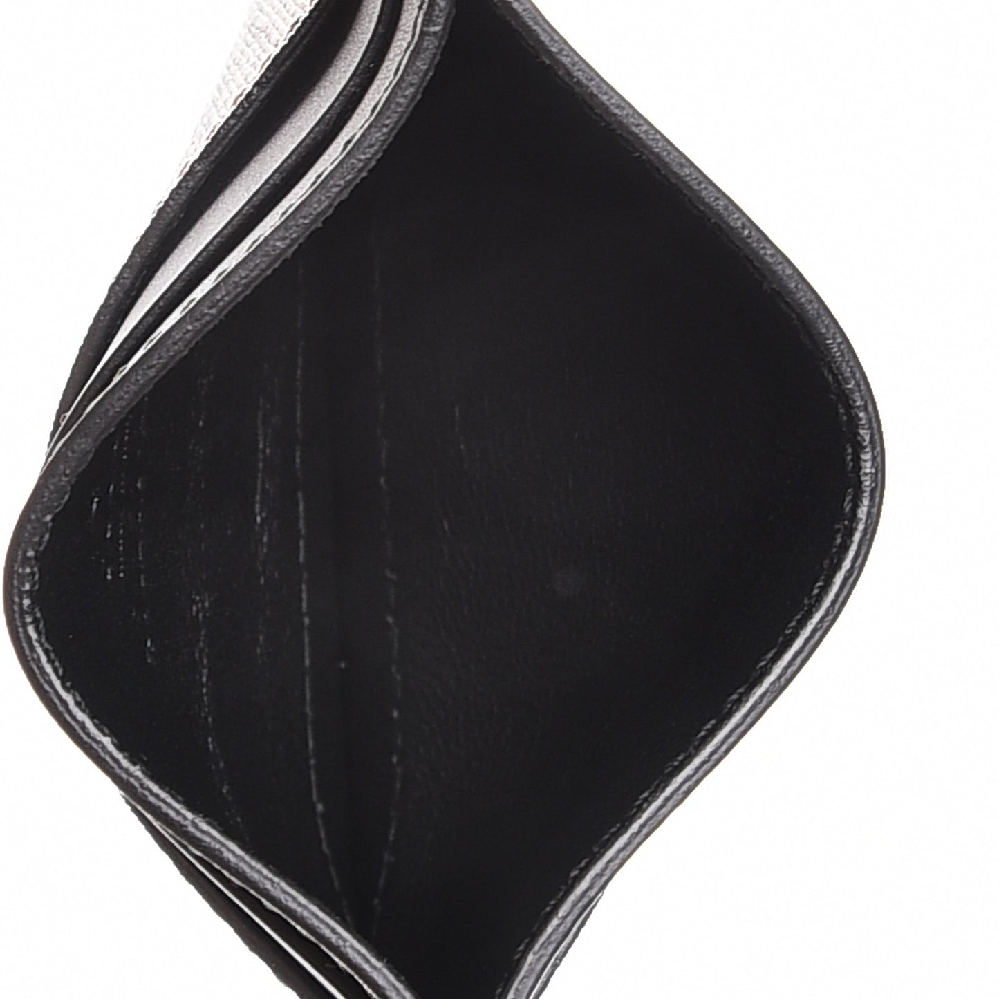 GG Supreme Monogram Bee Print Card Holder Black
