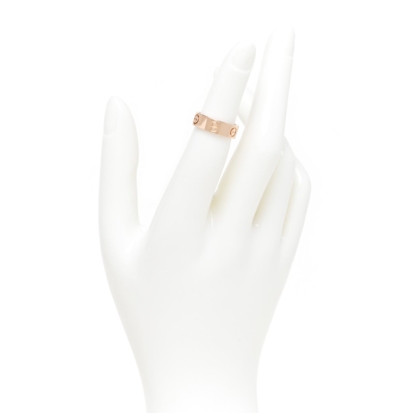 18K Pink Gold 5.5mm LOVE Ring 48 4.5