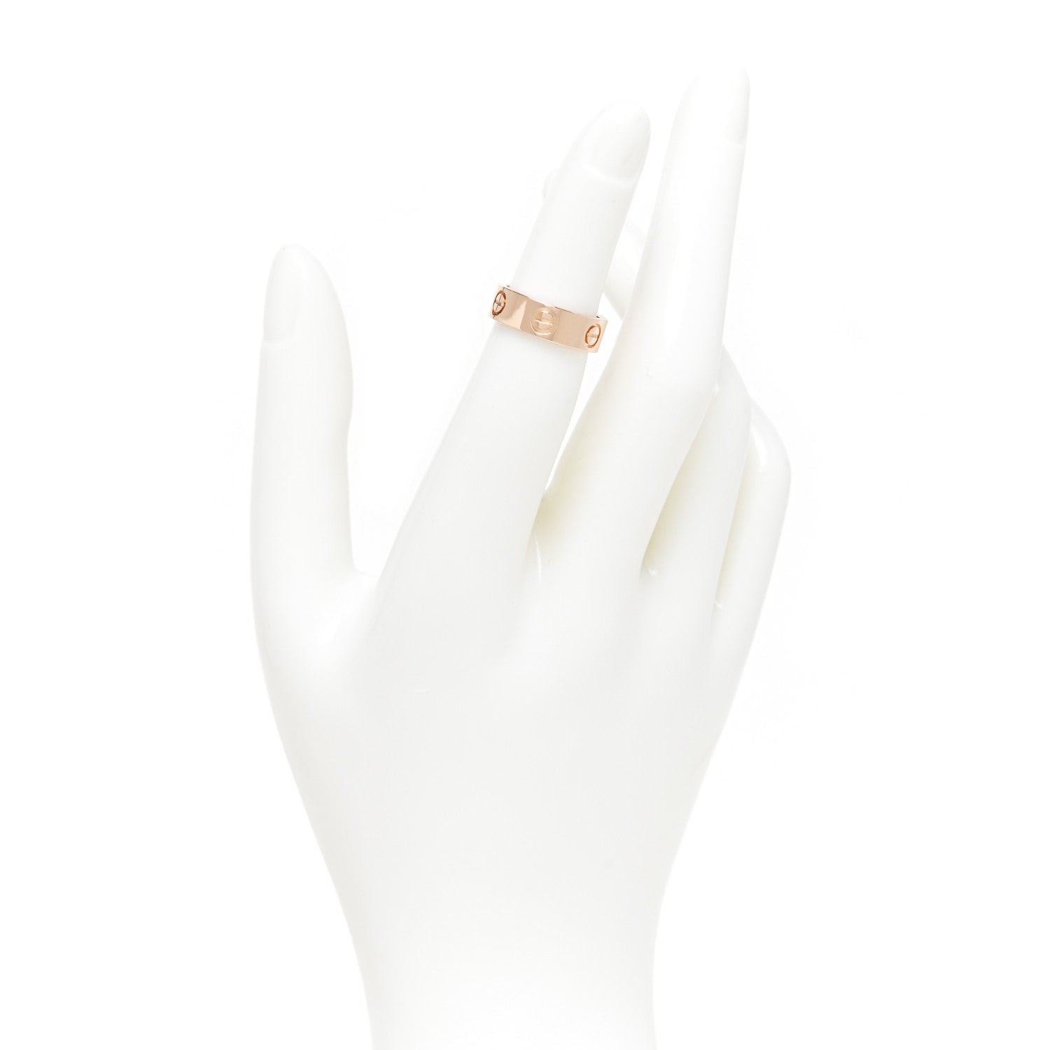 Cartier 18K Pink Gold 5.5mm LOVE Ring 48 4.5 2 of 5