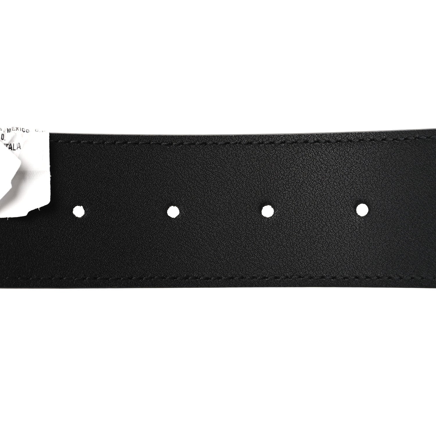 Gucci Moon Calfskin Nickel Double G 40mm Belt 80 32 Black 4 of 5