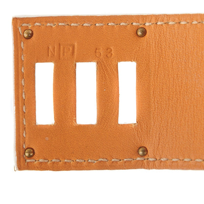 Hermes Epsom Kelly Dog Bracelet White 5 of 7