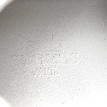 Hermes Calfskin Womens Advantage Sneakers 37 Beige Rose 13 of 18