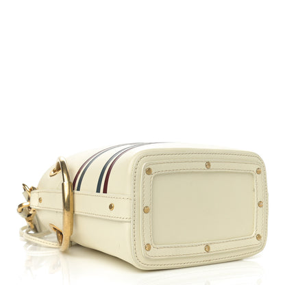 Chloe Smooth Calfskin Logo Mini Roy Bucket Bag Natural White 3 of 10