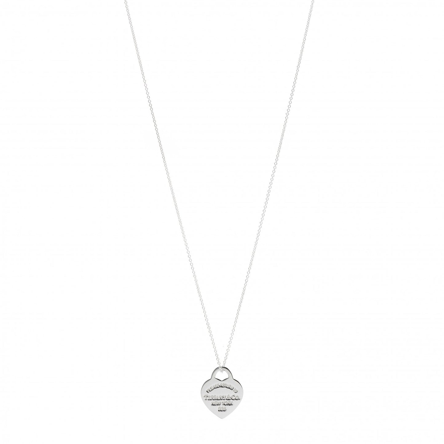 Sterling Silver Small Return to Tiffany Heart Pendant Necklace