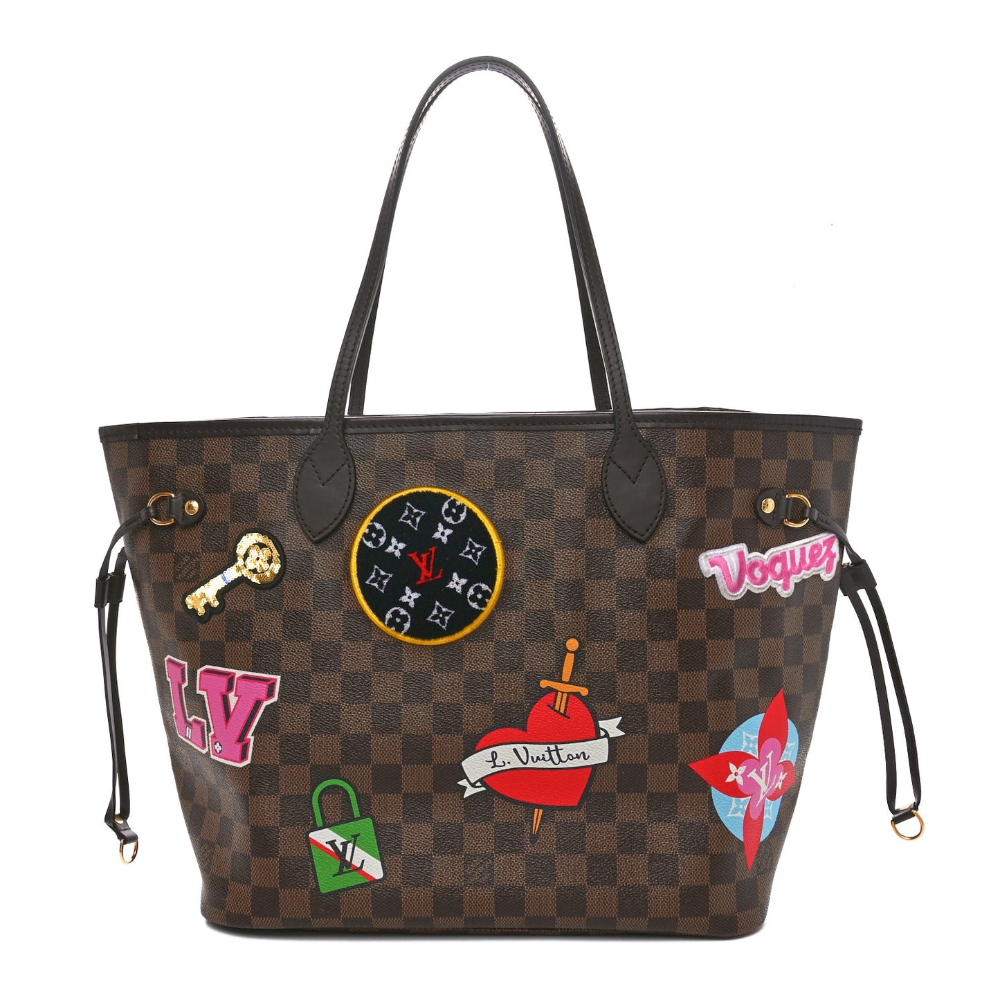 Damier Ebene Travel Stickers Neo Neverfull MM
