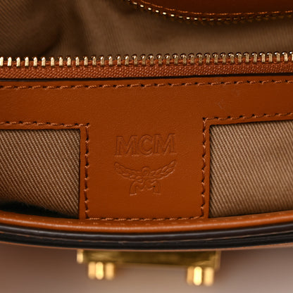 MCM Visetos Small Millie Crossbody Belt Bag Cognac 6 of 8