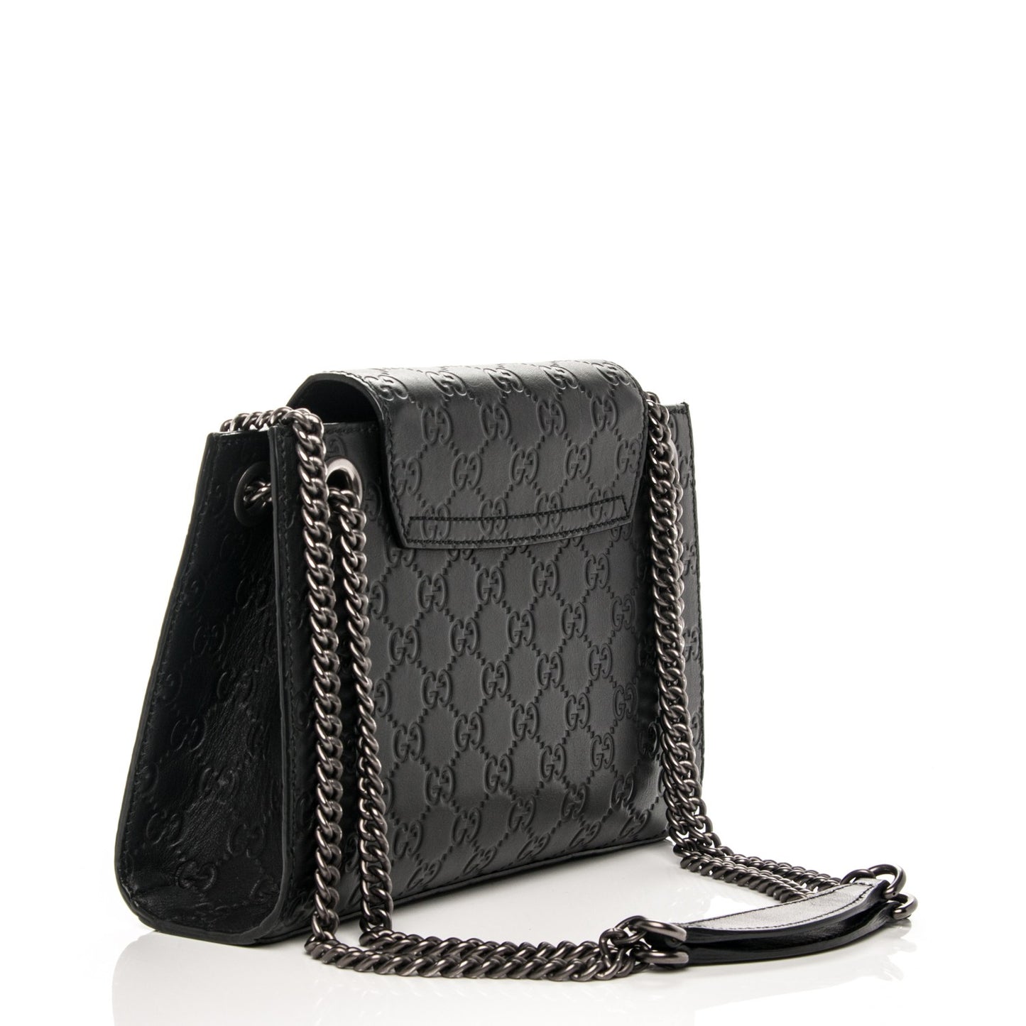 Guccissima Small Emily Shoulder Bag Black