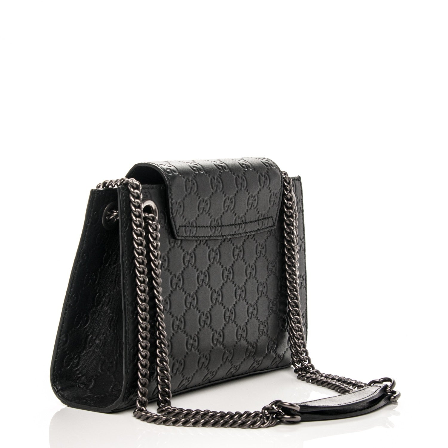 Gucci Guccissima Small Emily Shoulder Bag Black 3 of 8