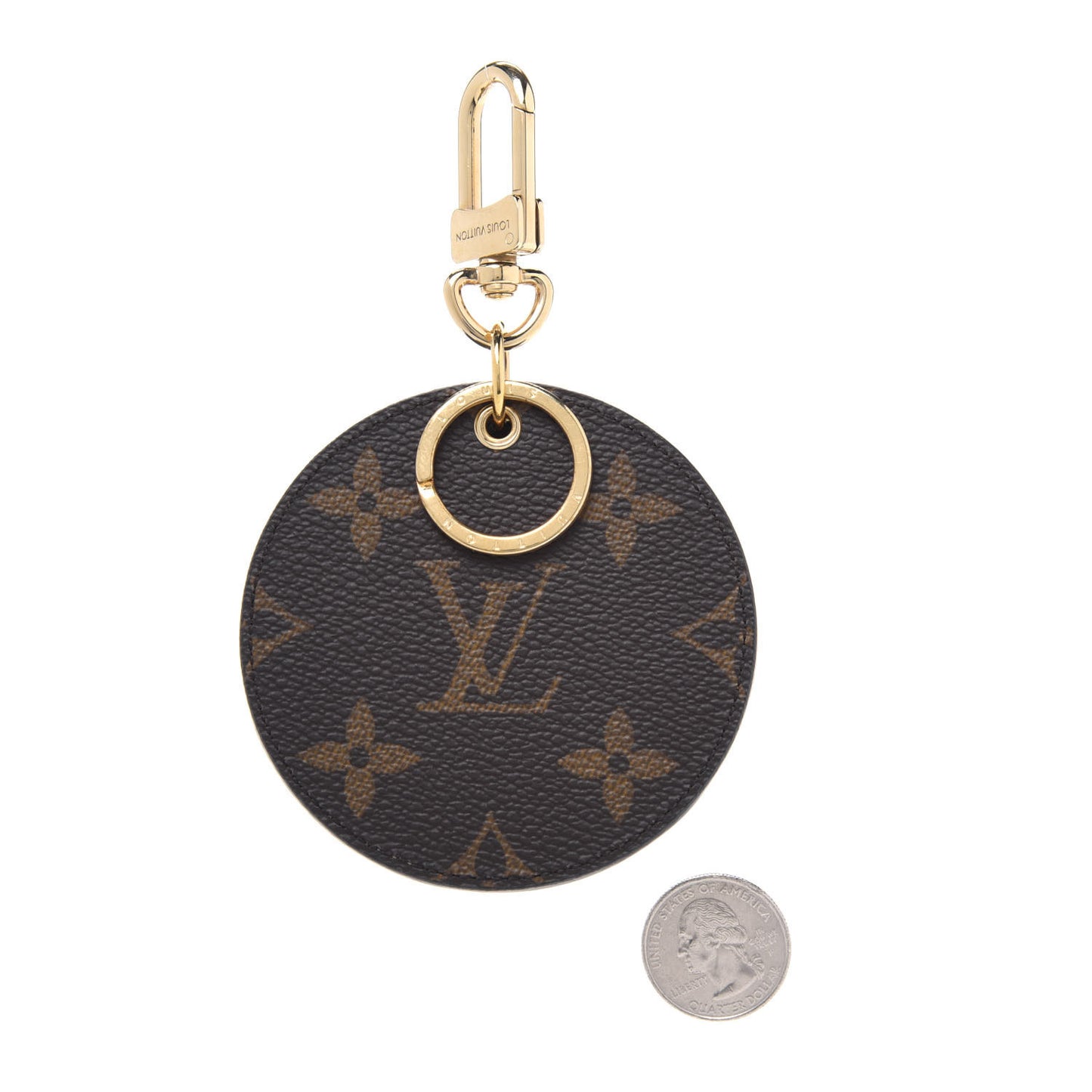Monogram Reverse Key Holder Bag Charm