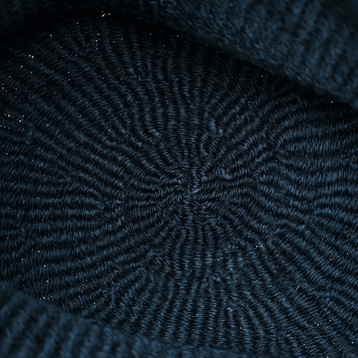 Saint Laurent Raffia Calfskin Medium Panier Tote Blue Blue 5 of 11