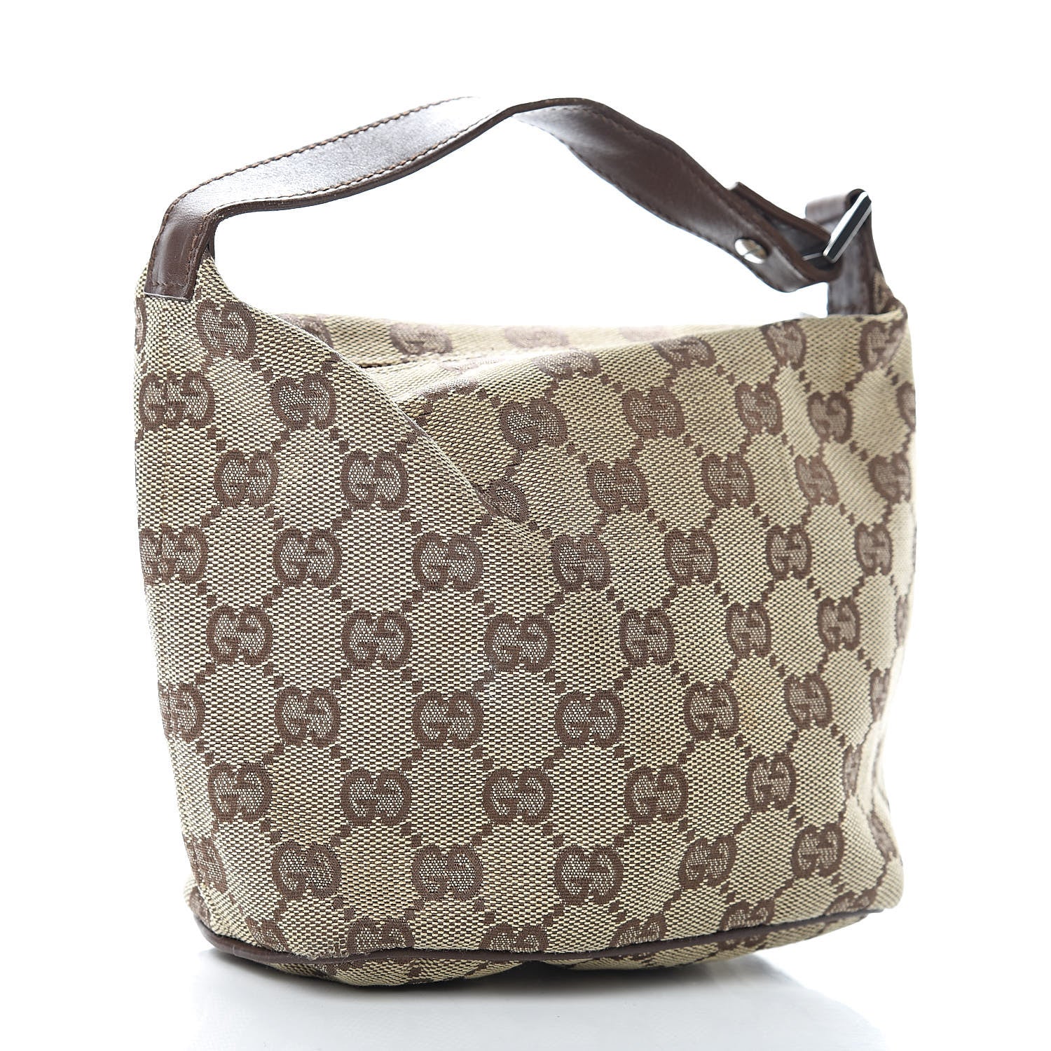 Gucci Monogram Mini Hobo Brown 3 of 10