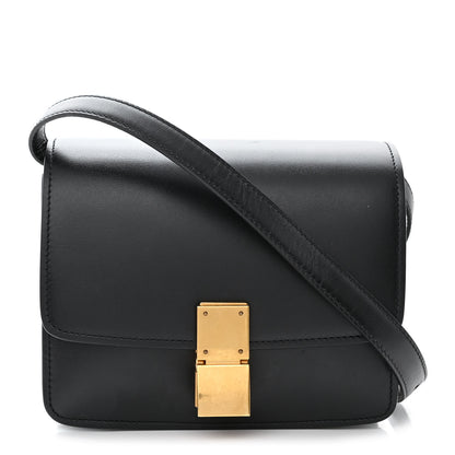 Celine Box Calfskin Small Classic Box Flap Bag Black 1 of 15