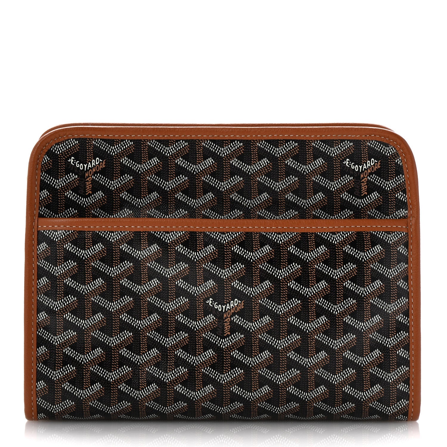 Goyard Goyardine Jouvence MM Toiletry Pouch Black Gold 1 of 13