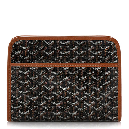 Goyard Goyardine Jouvence MM Toiletry Pouch Black Gold 1 of 13