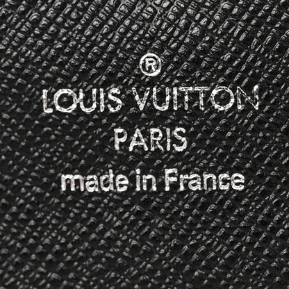 Louis Vuitton Taiga Serguei Wallet Black 6 of 11