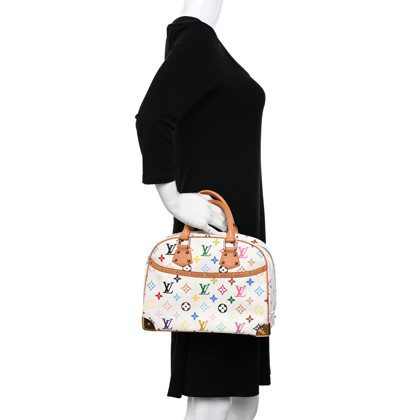 Monogram Multicolor Trouville White
