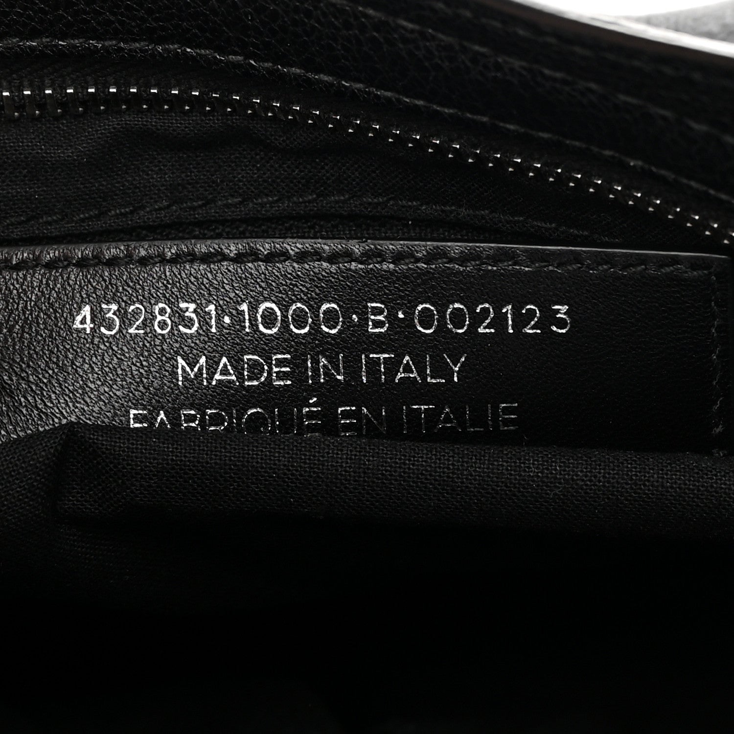 Balenciaga Chevre Silver Metallic Edge Hardware S City Black 7 of 12