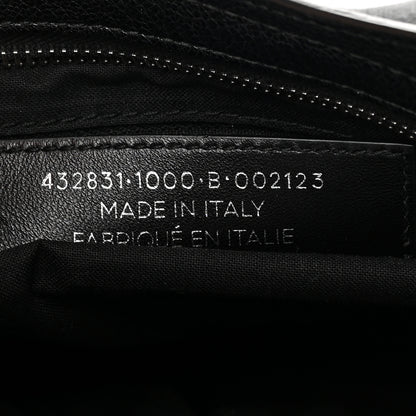 Balenciaga Chevre Silver Metallic Edge Hardware S City Black 7 of 12