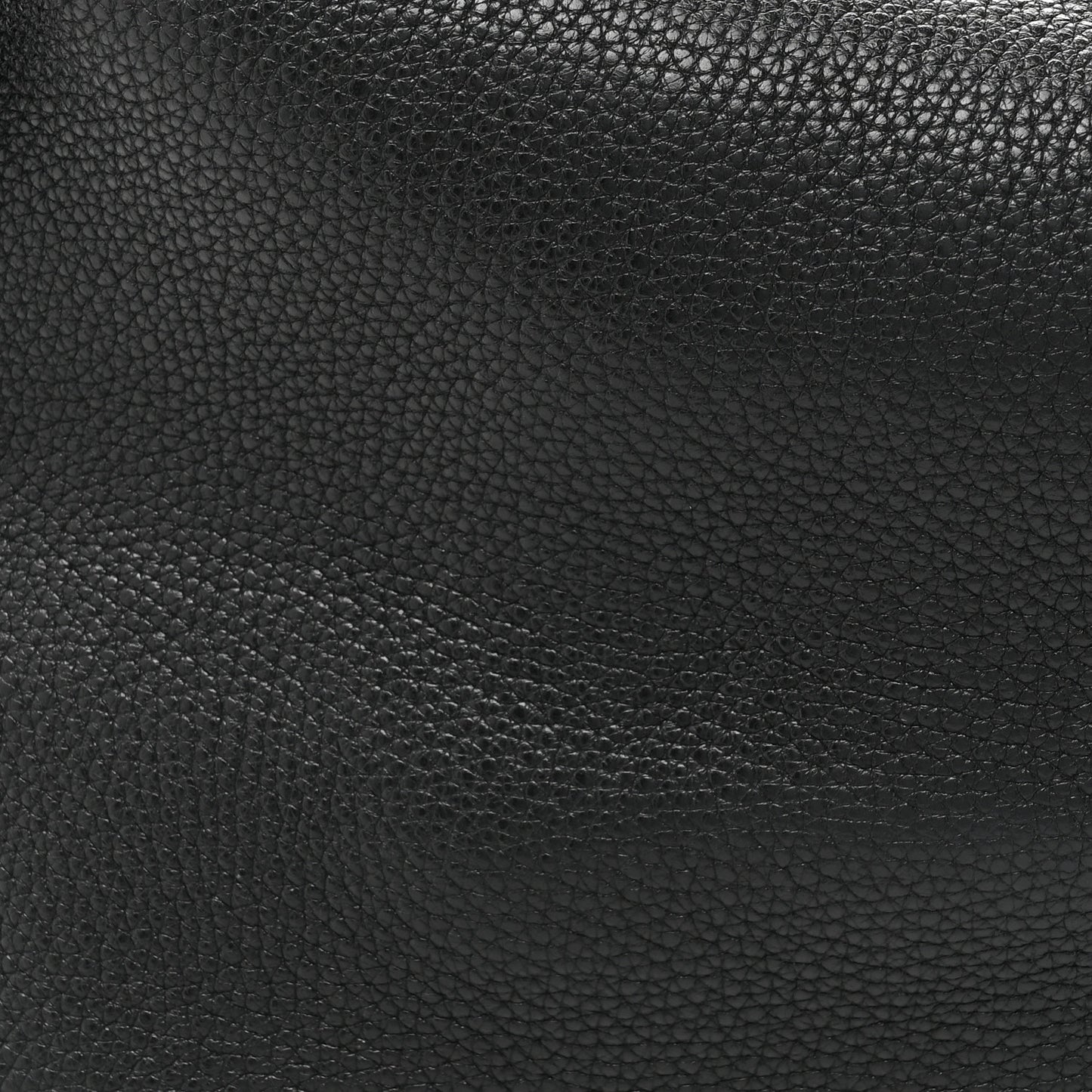 Pebbled Calfskin Medium Diana Bamboo Shoulder Bag Black