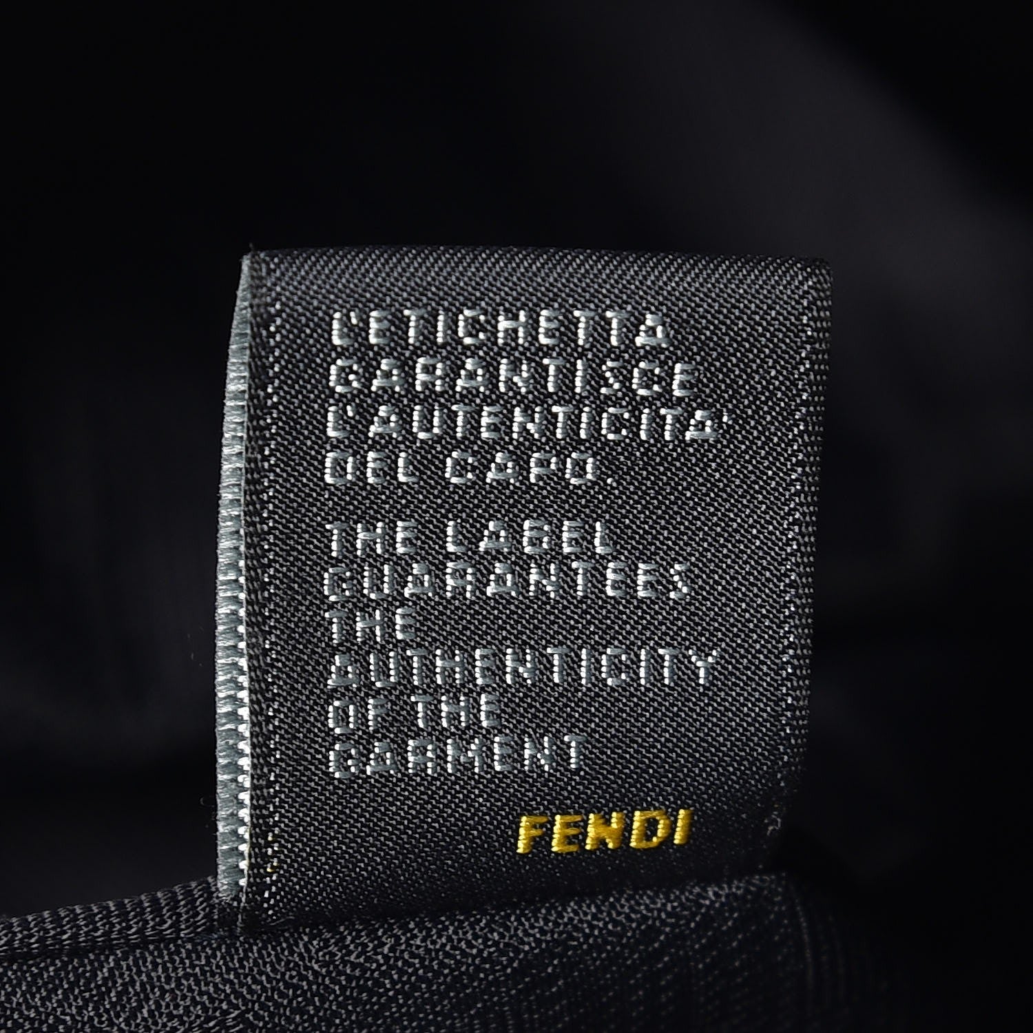 Fendi Satin Nappa Spy Black 7 of 8