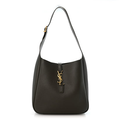 Saint Laurent Smooth Calfskin Small Le 5 A 7 Soft Hobo Light Musk 1 of 12