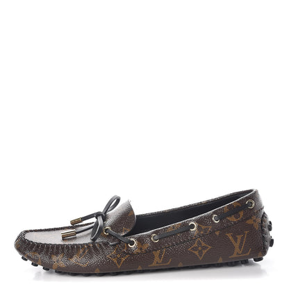 Louis Vuitton Patent Monogram Gloria Loafers 38 1 of 7