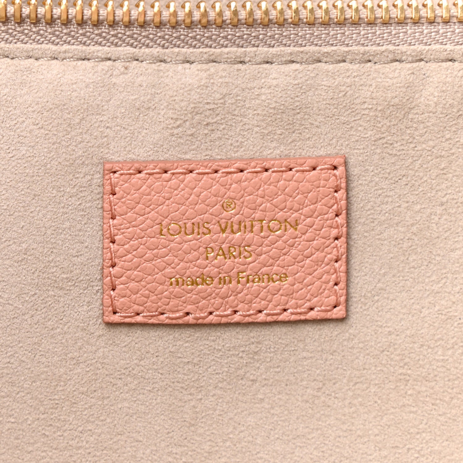 Louis Vuitton Empreinte Monogram Giant Neverfull MM Trianon Pink Cream 7 of 10