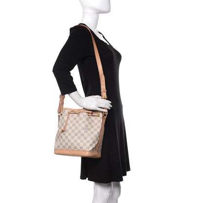 Louis Vuitton Damier Azur Noe BB 2 of 11