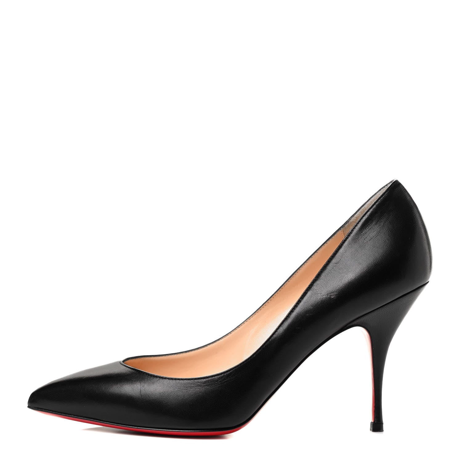 Christian Louboutin Kid Piou Piou 85 Pumps 39 Black 1 of 7