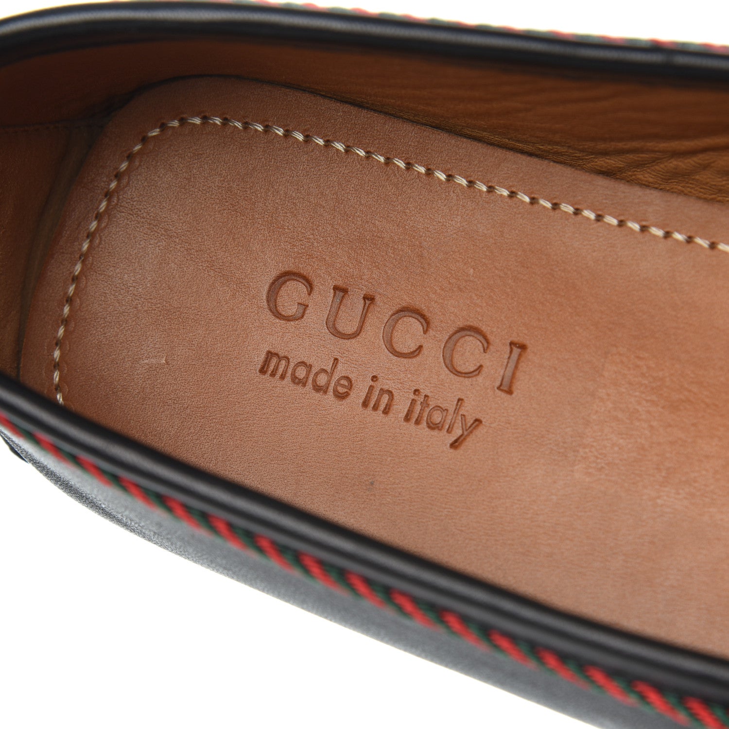 Gucci Nappa Mens Bee Driver Loafers 9.5 Black 6 of 17