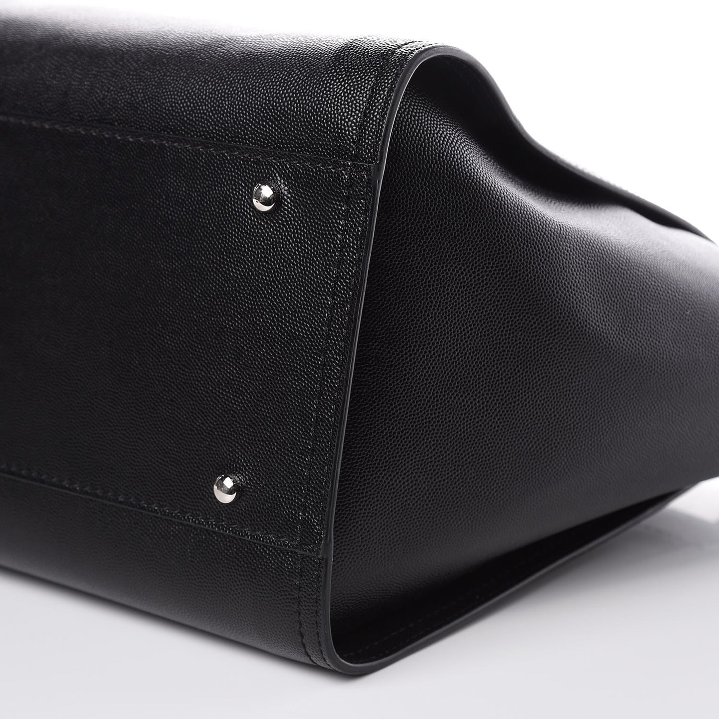 Caviar Large Studded Deauville Tote Black